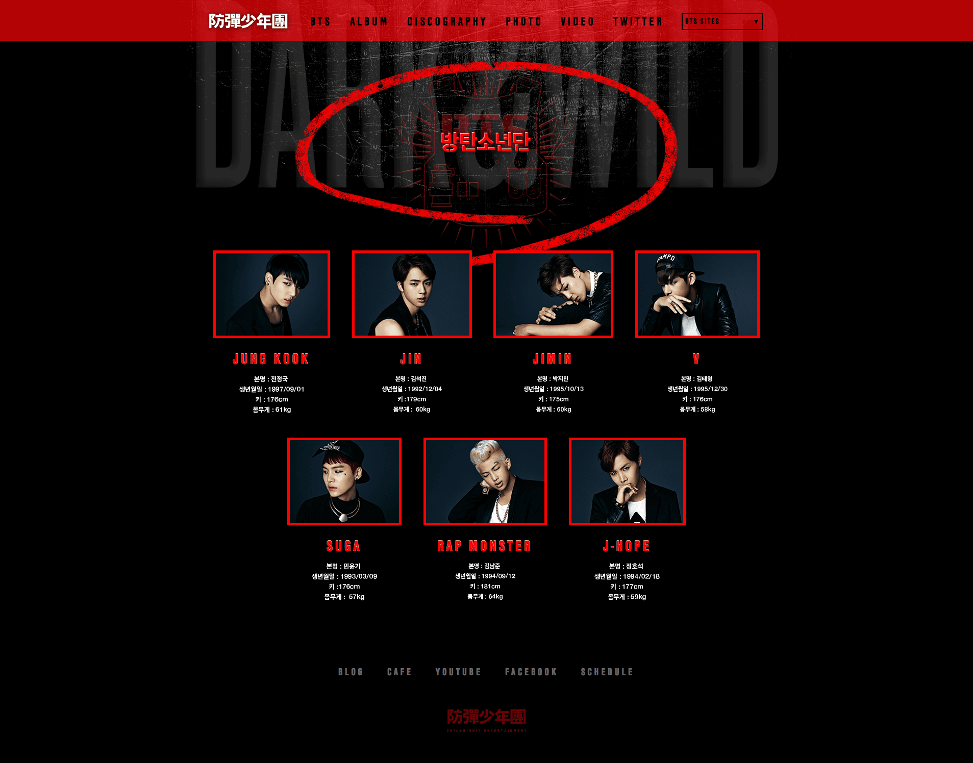 방탄소년단 - DARK & WILD 사진 2