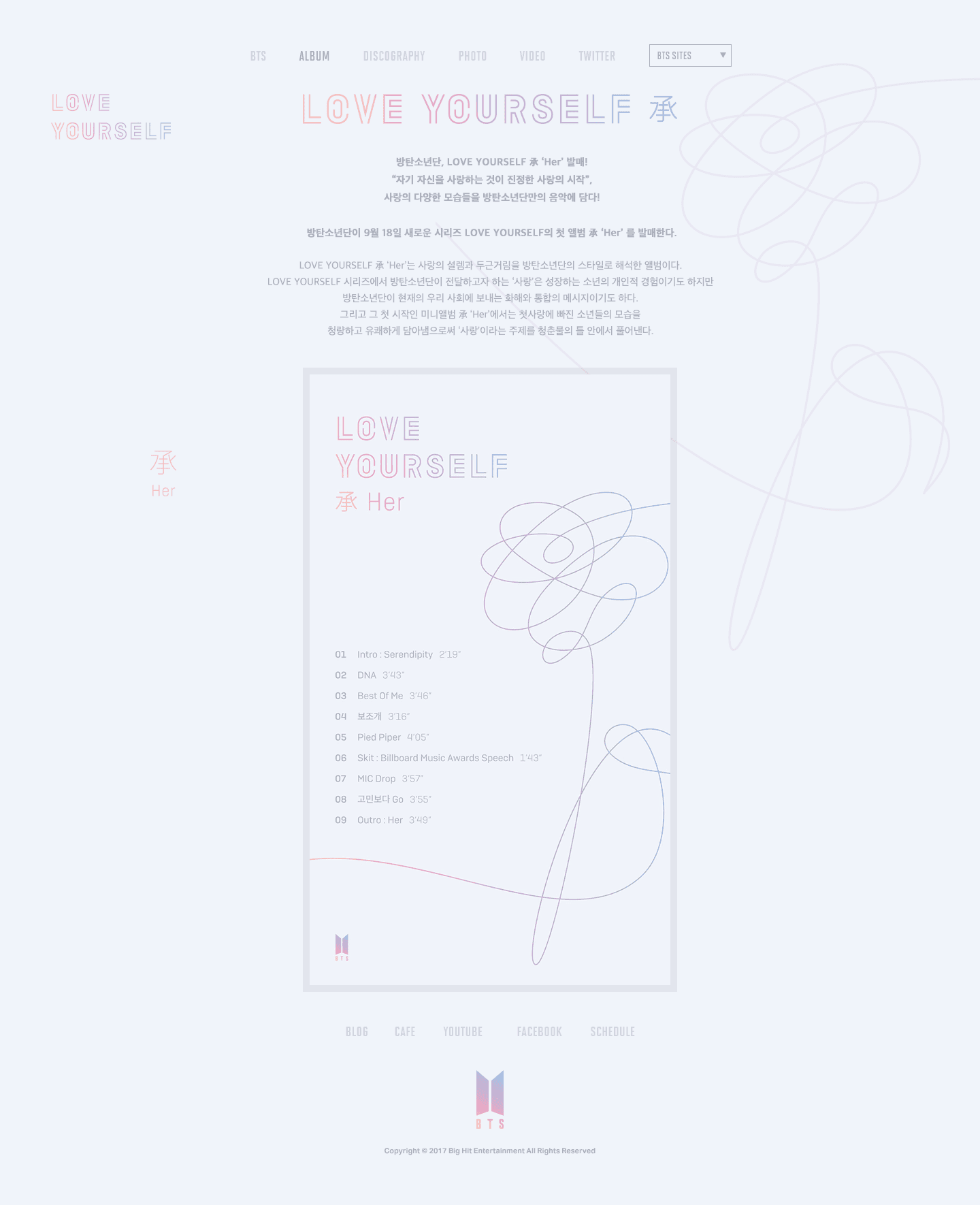 방탄소년단 - LOVE YOURSELF 承 ‘Her’  사진 3
