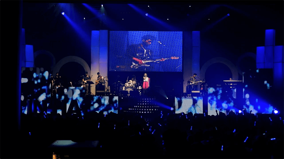 윤하 Concert “Run” VJ 사진 2